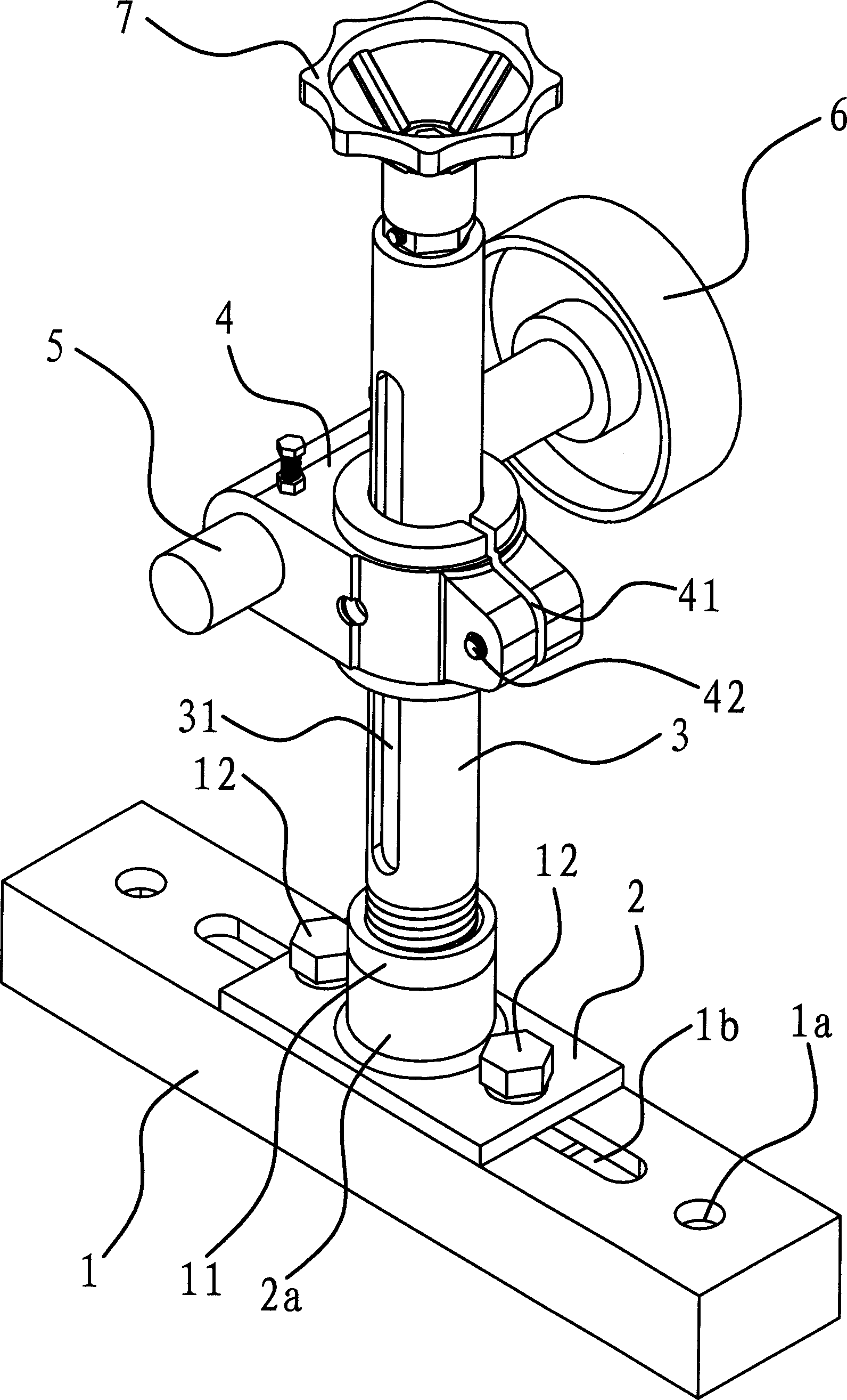 Regulating device of belt wheel