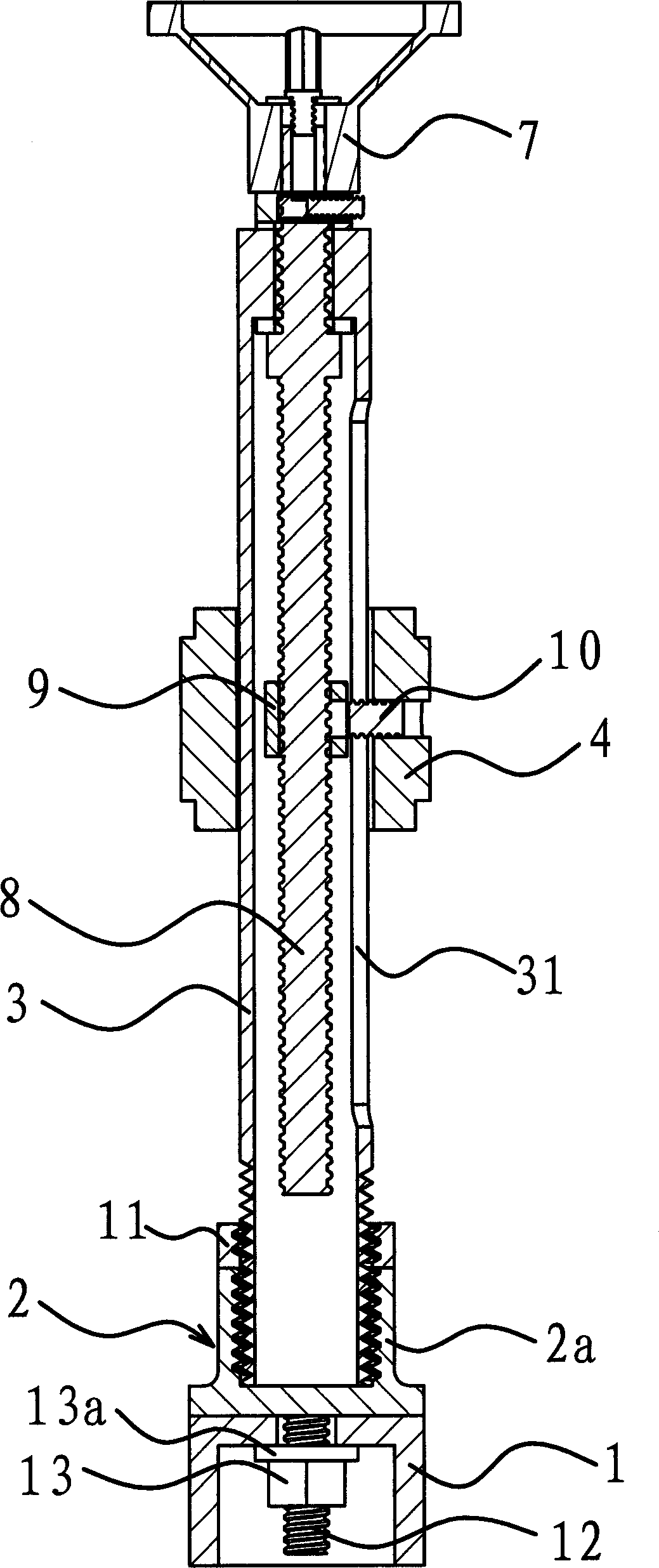 Regulating device of belt wheel