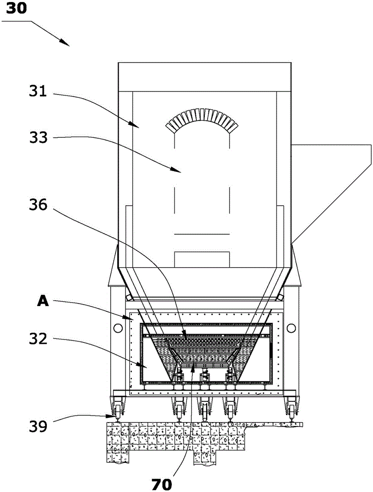 Scrap steel preheating and continuous feeding system constructed based on waste heat recovering channel of electric-arc furnace and application method of system