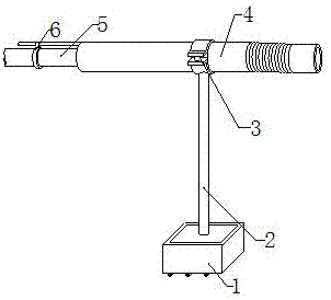 Water conveying pipe for industrial machinery