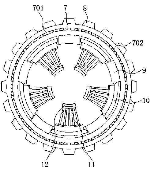 Clamp equipment with adjusting mechanism for bearing machining