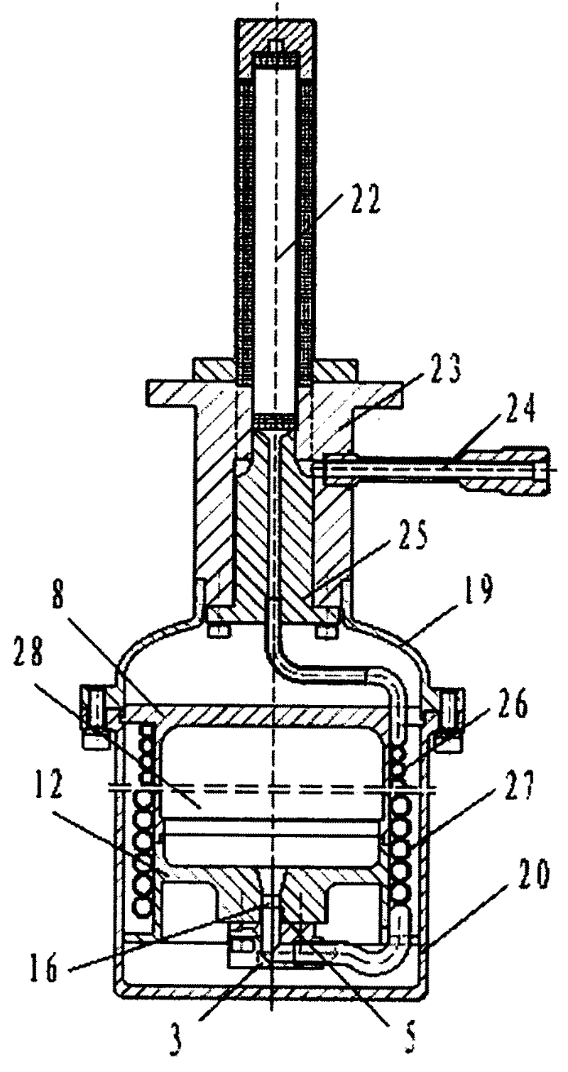 Integrated hot end phase adjusting structure of inertance-tube type pulse tube cooler and manufacturing method of phase adjusting structure