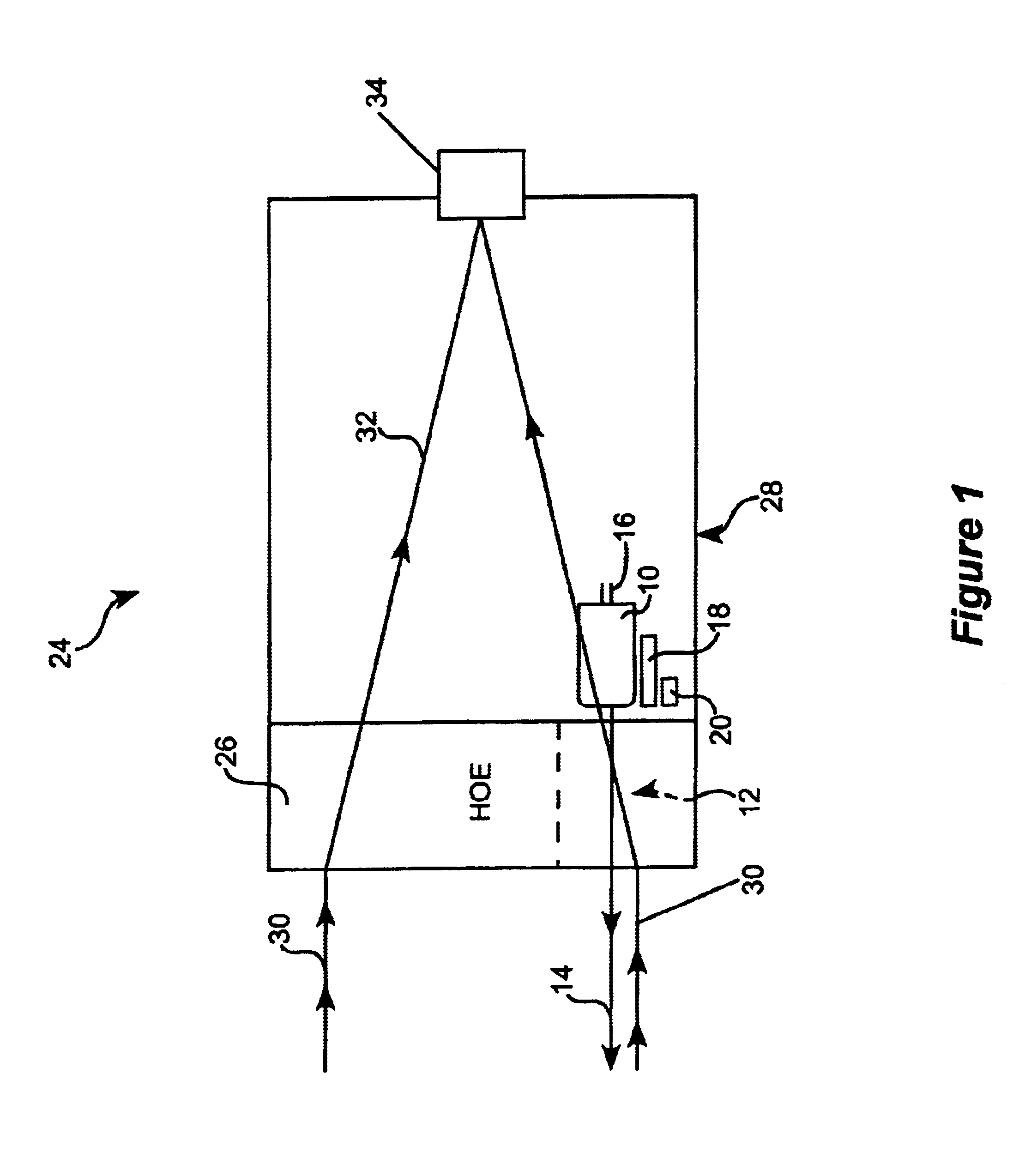 Transceiver for a wireless optical telecommunication system