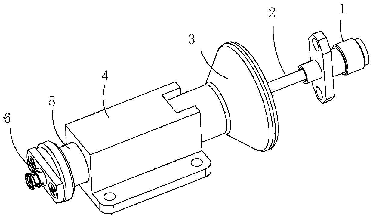 SMP-to-SMA adapter alignment plugging structure and plugging method