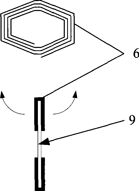 Axial magnetic flux electromagnetic type micro driver based on double layer planar coil