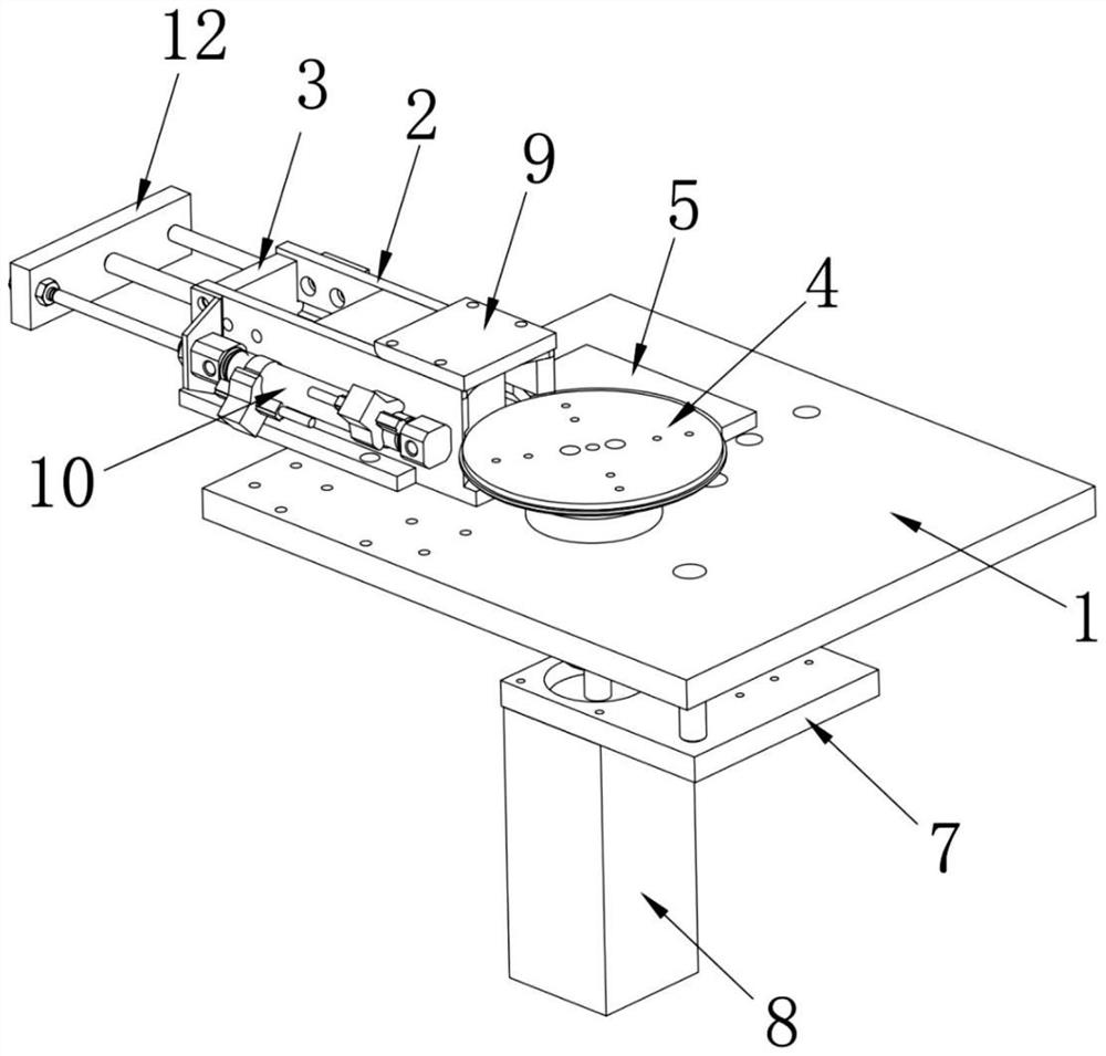 False eyelash separating and feeding device