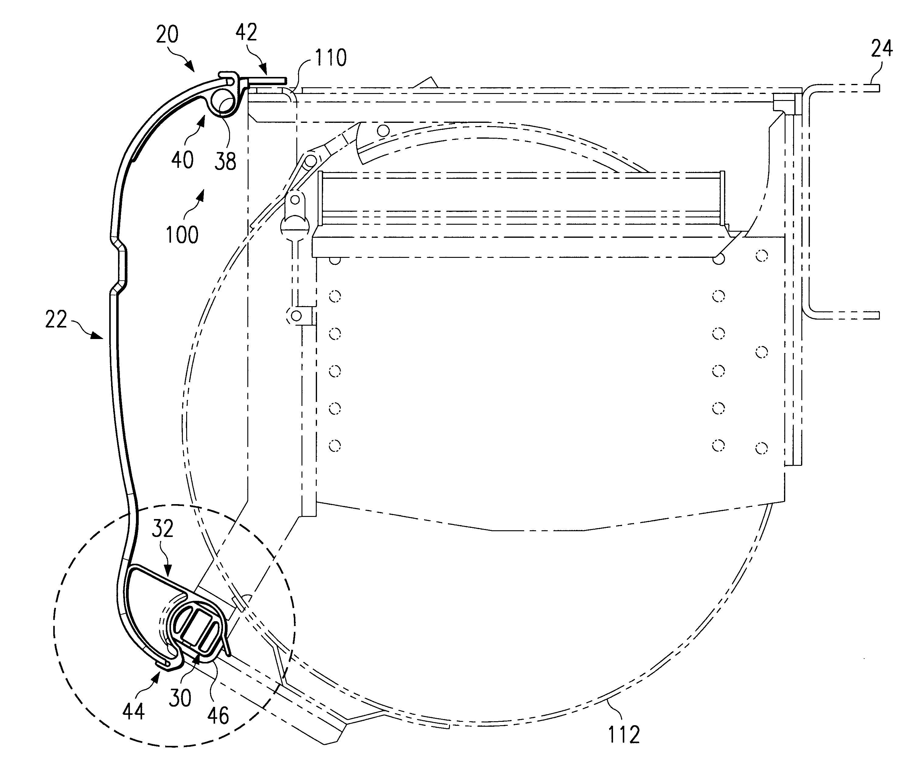 Vehicle body panel mounting system