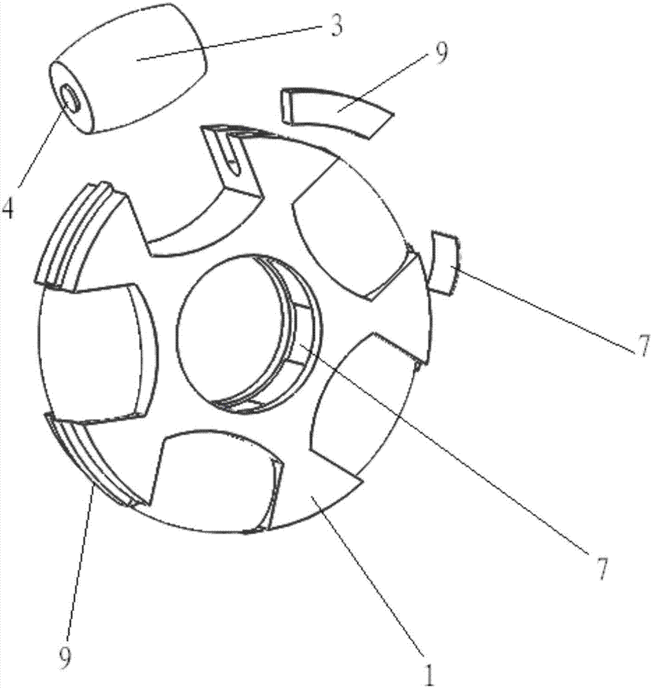 Wheel hub drive motor based on Mecanum wheel