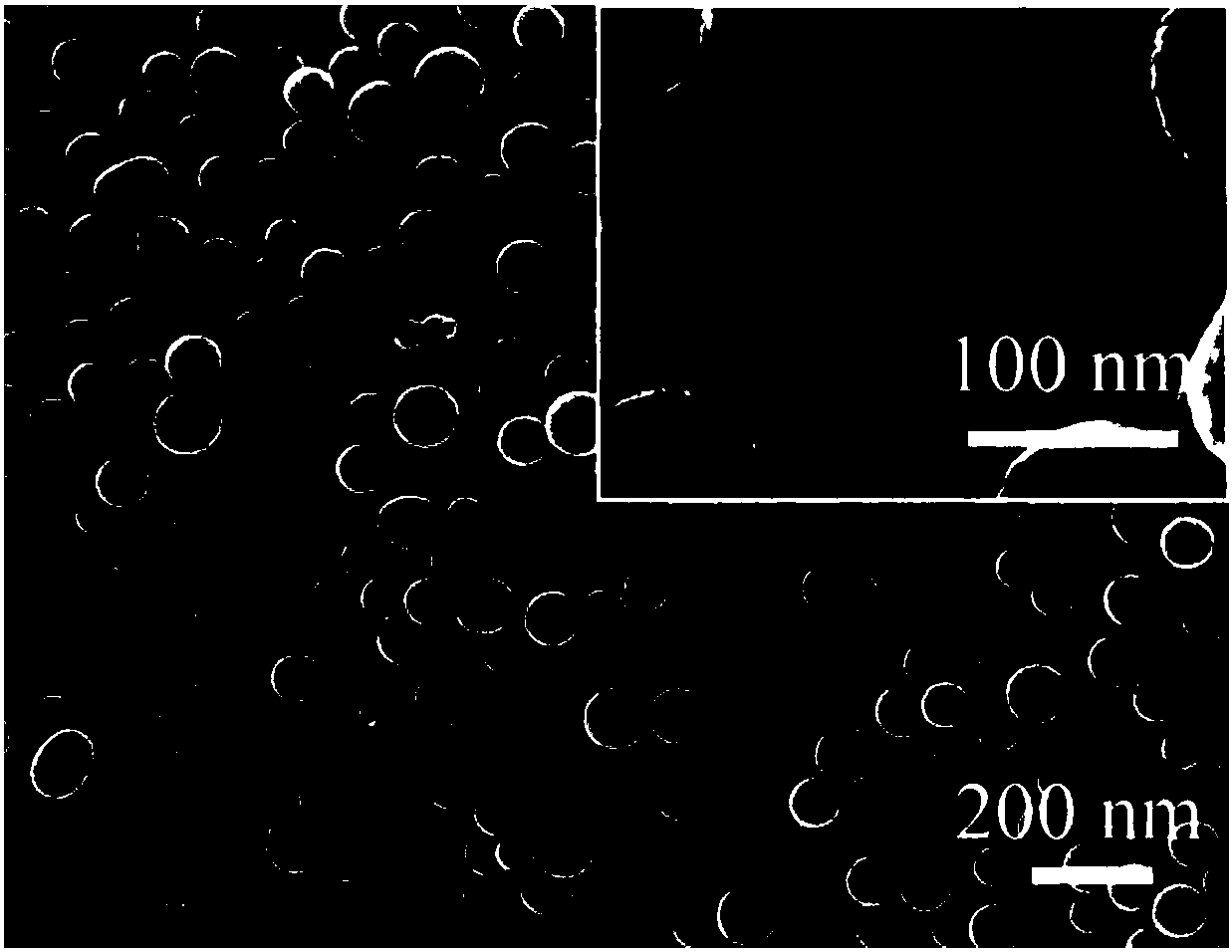 A kind of supercapacitor carbon/titanium carbide core-shell composite ball electrode material and preparation method thereof