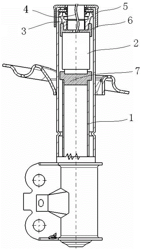 Sealing pressure measurement method for vibration damper