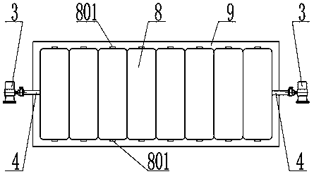 Novel vacuum preloading soft foundation combined stacking system and construction method thereof