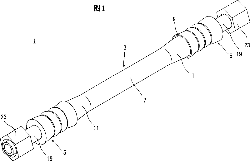 High-pressure resistant hose and manufacturing method thereof