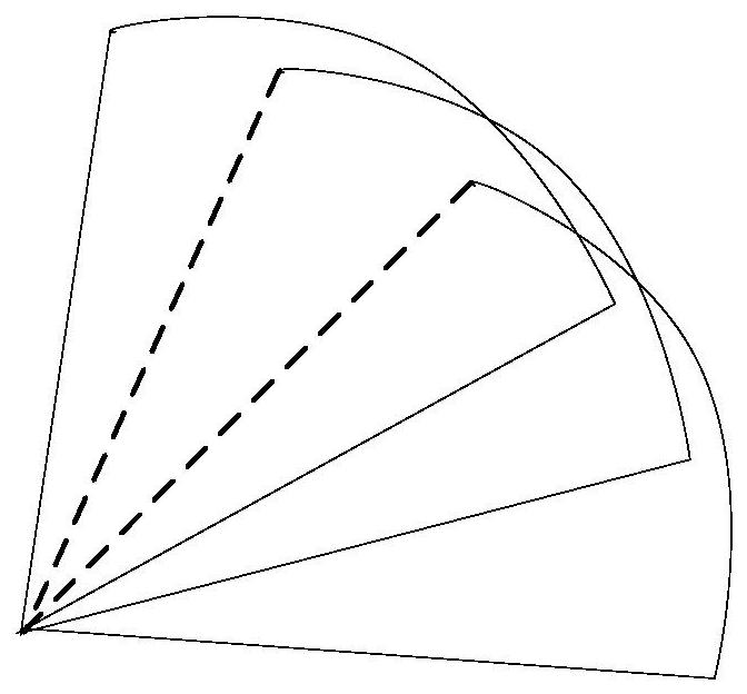 Pitching angle measurement method of two-coordinate radar