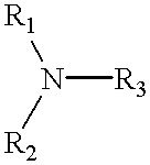Cleaning solutions including nucleophilic amine compound having reduction and oxidation potentials