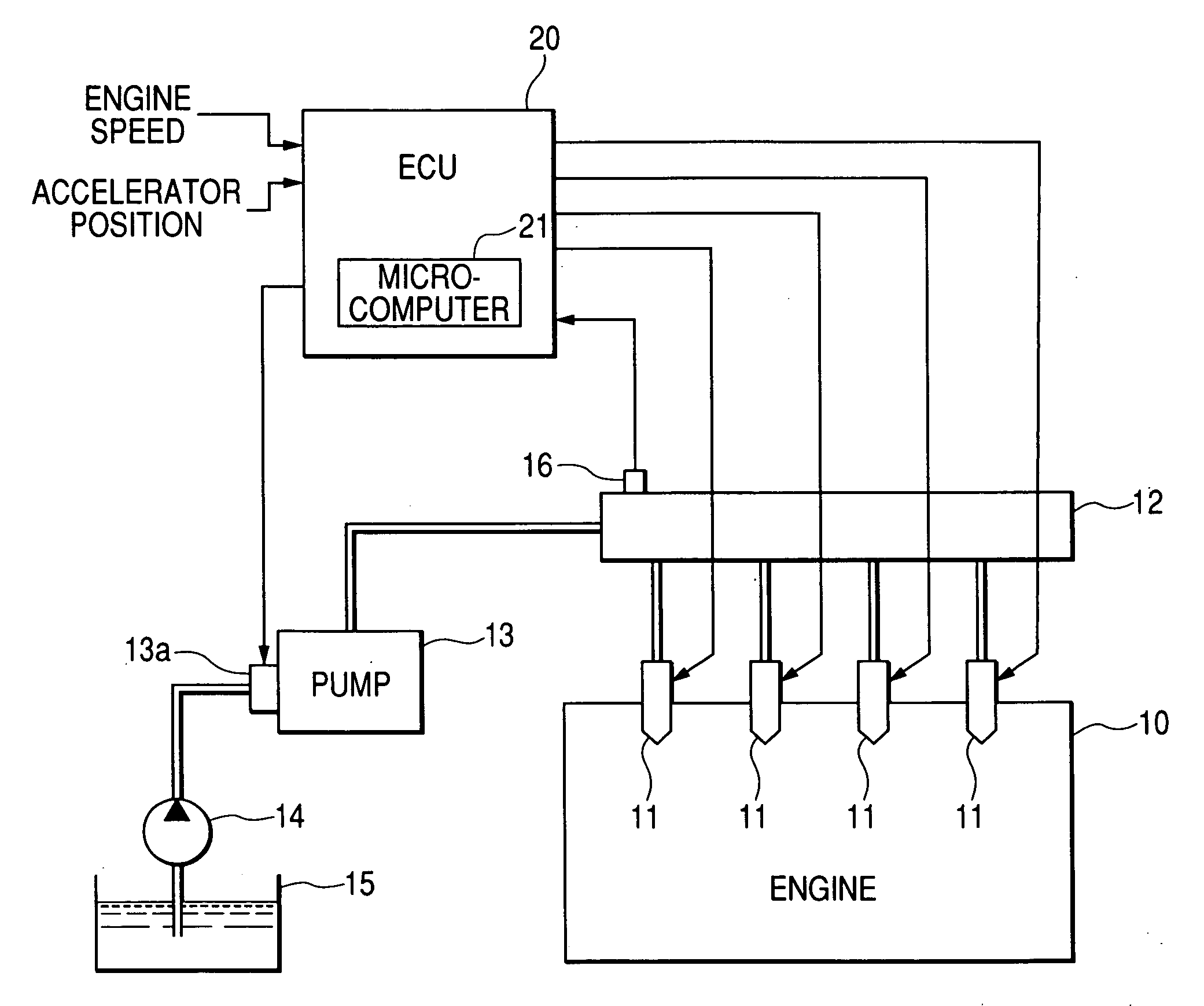 Common rail fuel injection system designed to avoid error in determining common rail fuel pressure