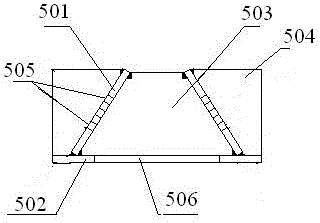 A hydraulic concrete internal anchor method for hanging cables with two-way perforated steel plates