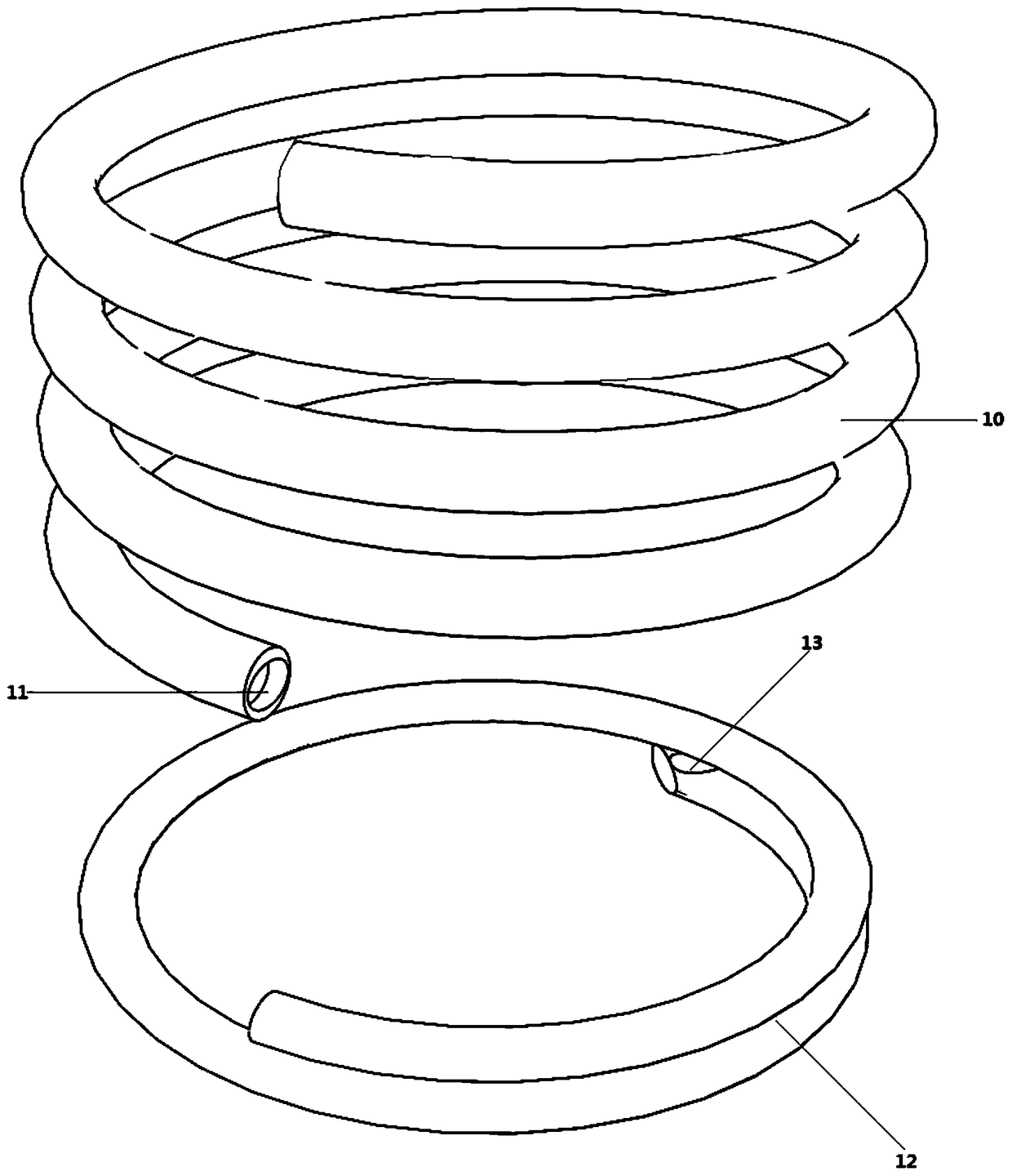 Artificial implanted valve adapter mounting ring