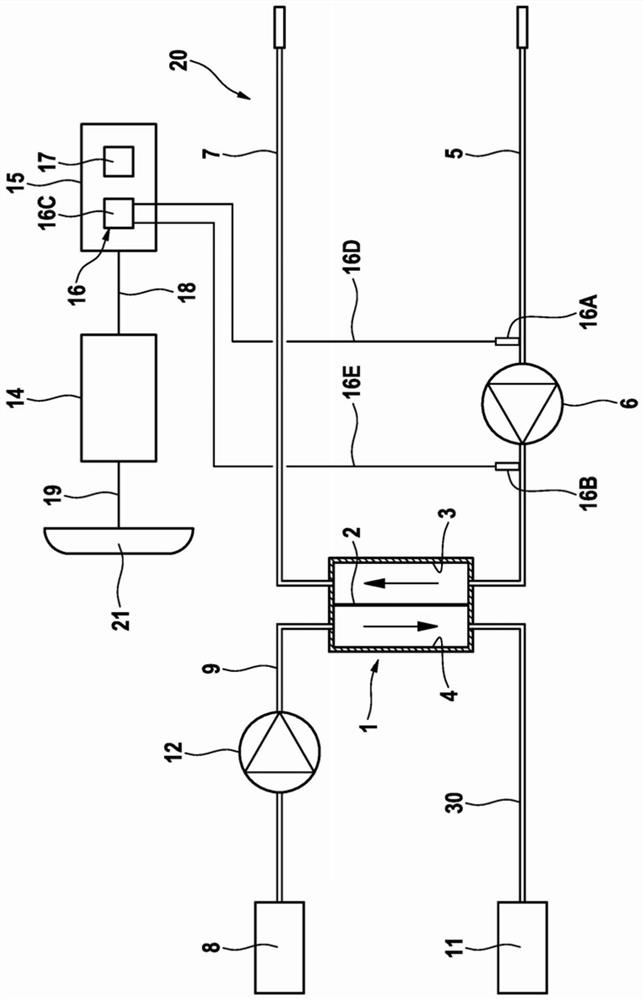 Medical treatment device, hose set for a medical treatment device and method for monitoring a peristaltic hose pump