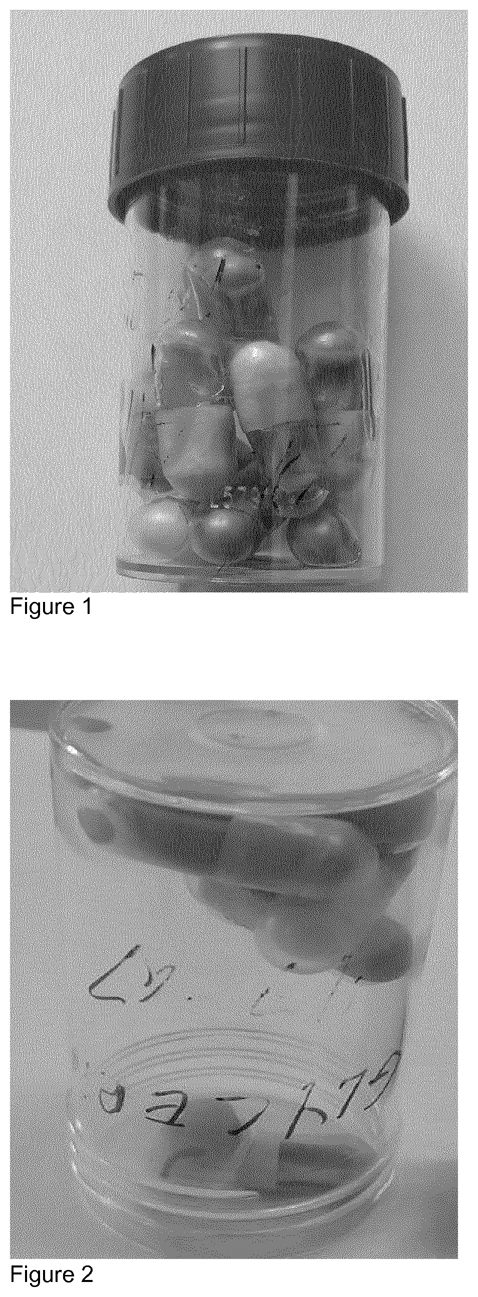 Stable capsules with fecal microbiota or a culture of microorganisms