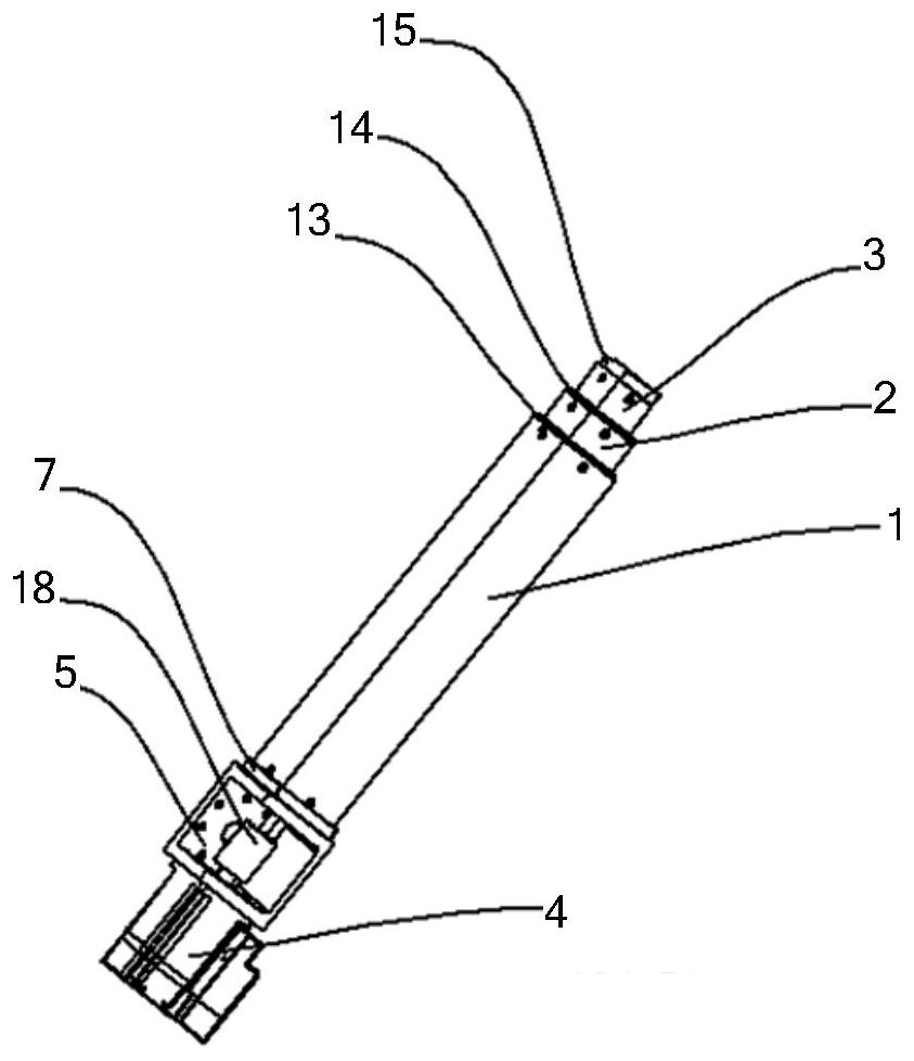 Mechanical arm capable of stretching out and drawing back in multiplied-speed movement manner, and cleaning robot