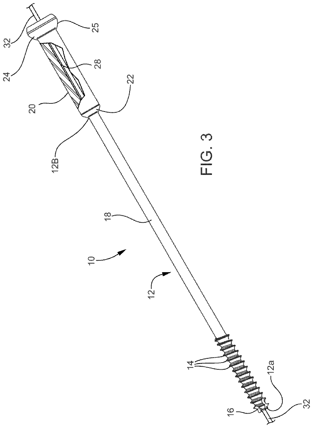 Cannulated orthopedic screw and method of reducing a fracture of the lateral malleolus