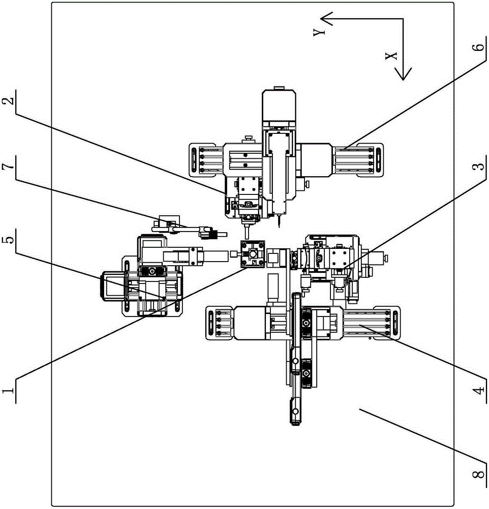 Automatic precise assembly platform for conisphere cavity micro parts and assembly method