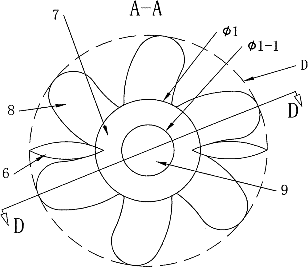 Polygonal counter flow cooling tower