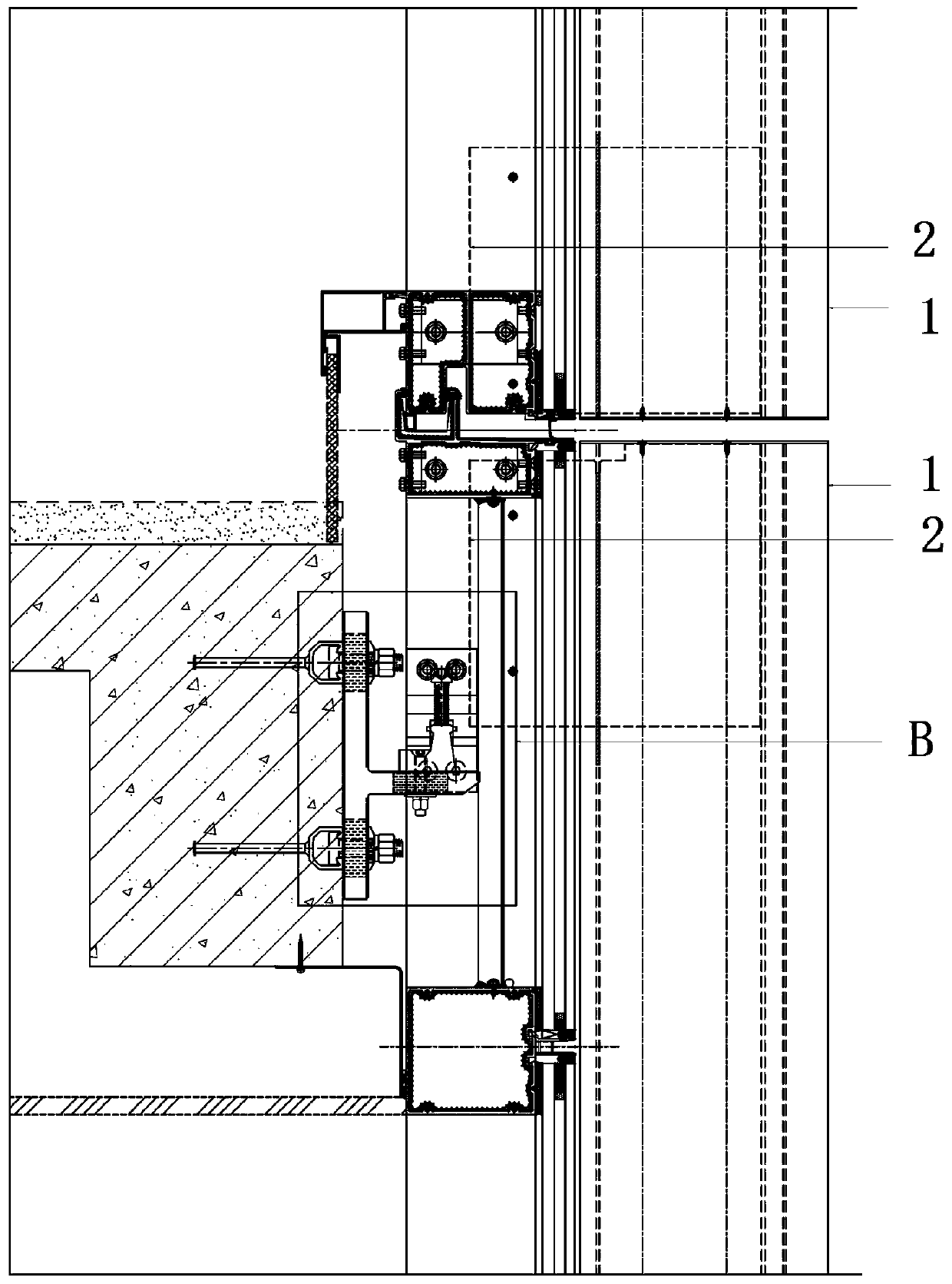 Decorative strip system firm in connection and simple in structure