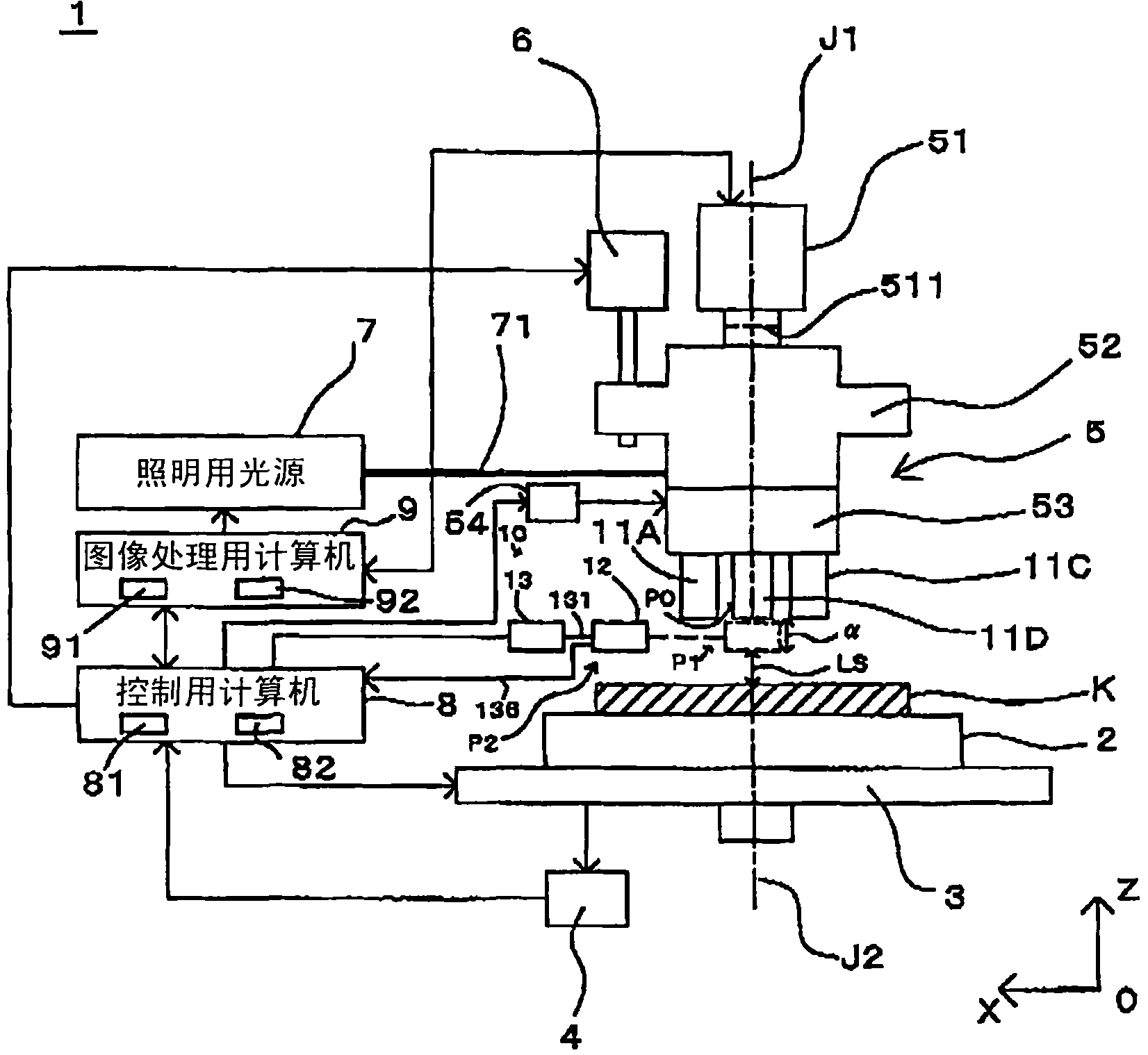 Automatic shape inspection apparatus