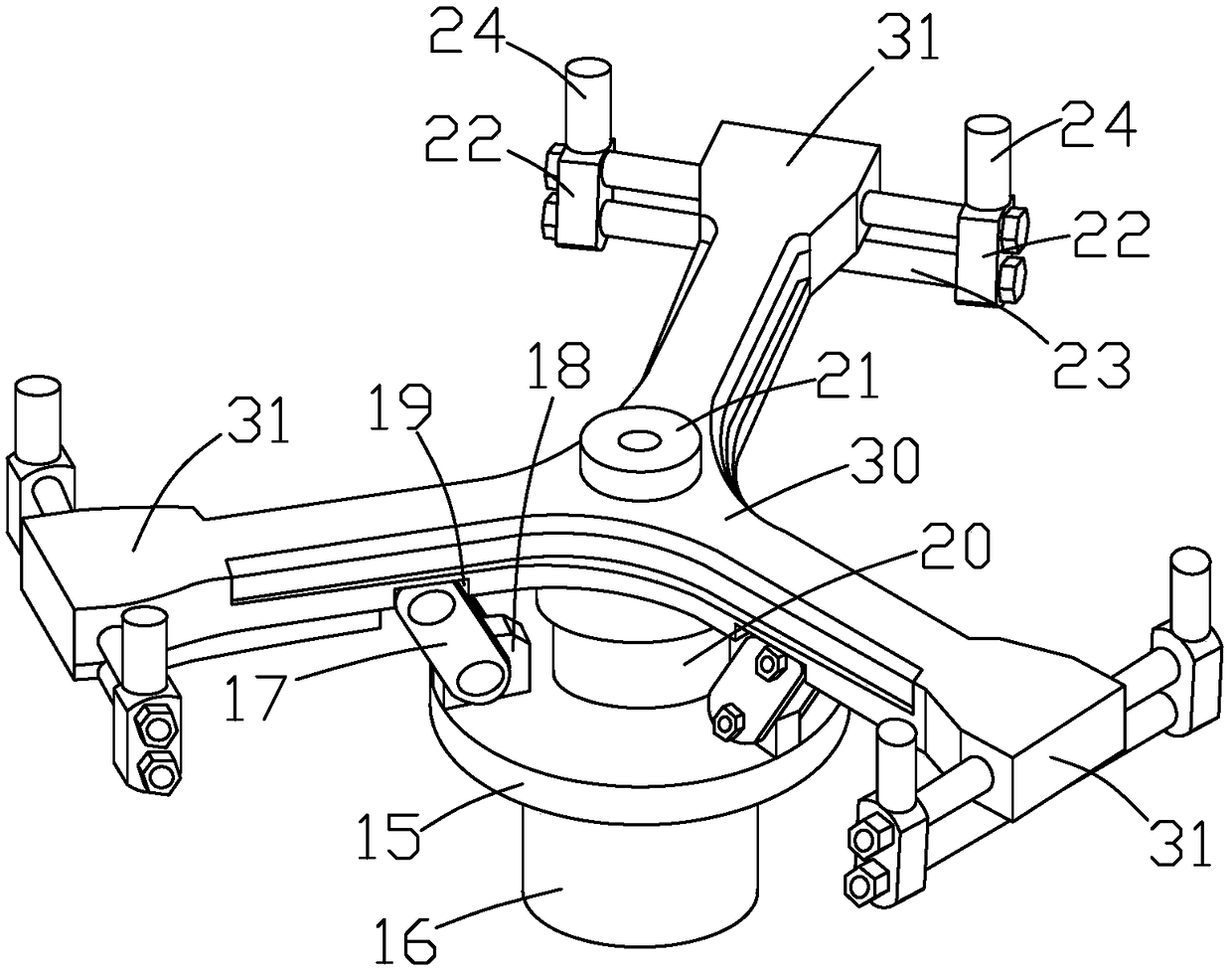 Yarn storage device for textile warping machine