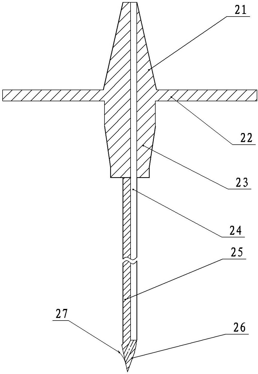 Puncture needle for epidural space