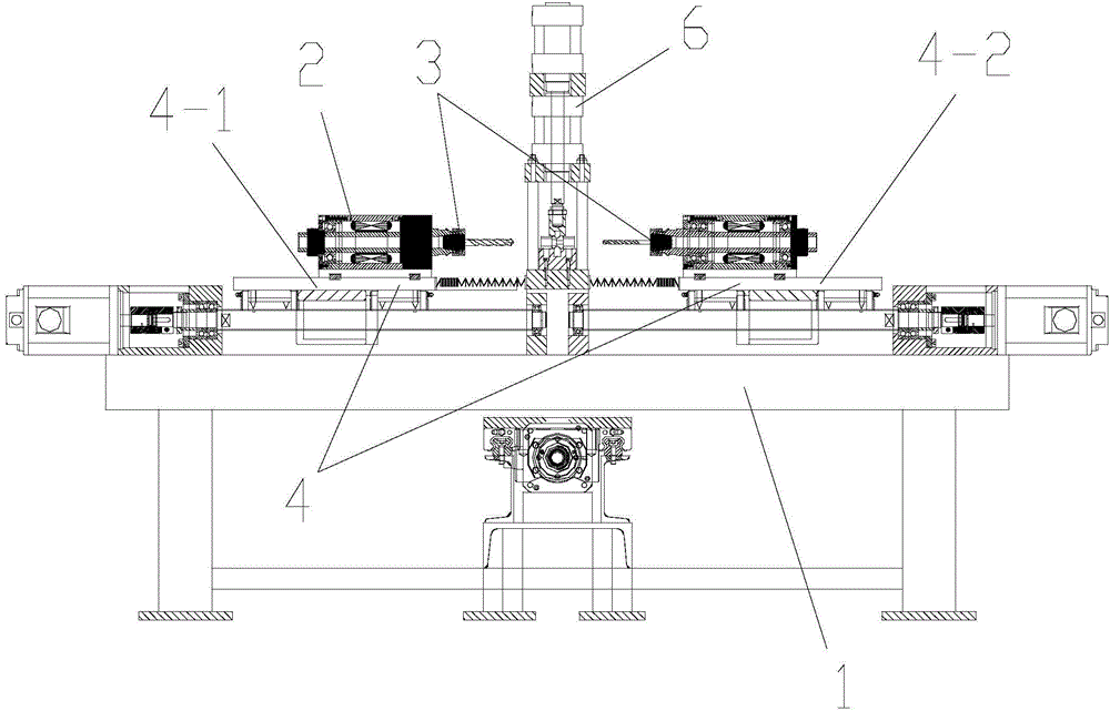 Guide rail machining device