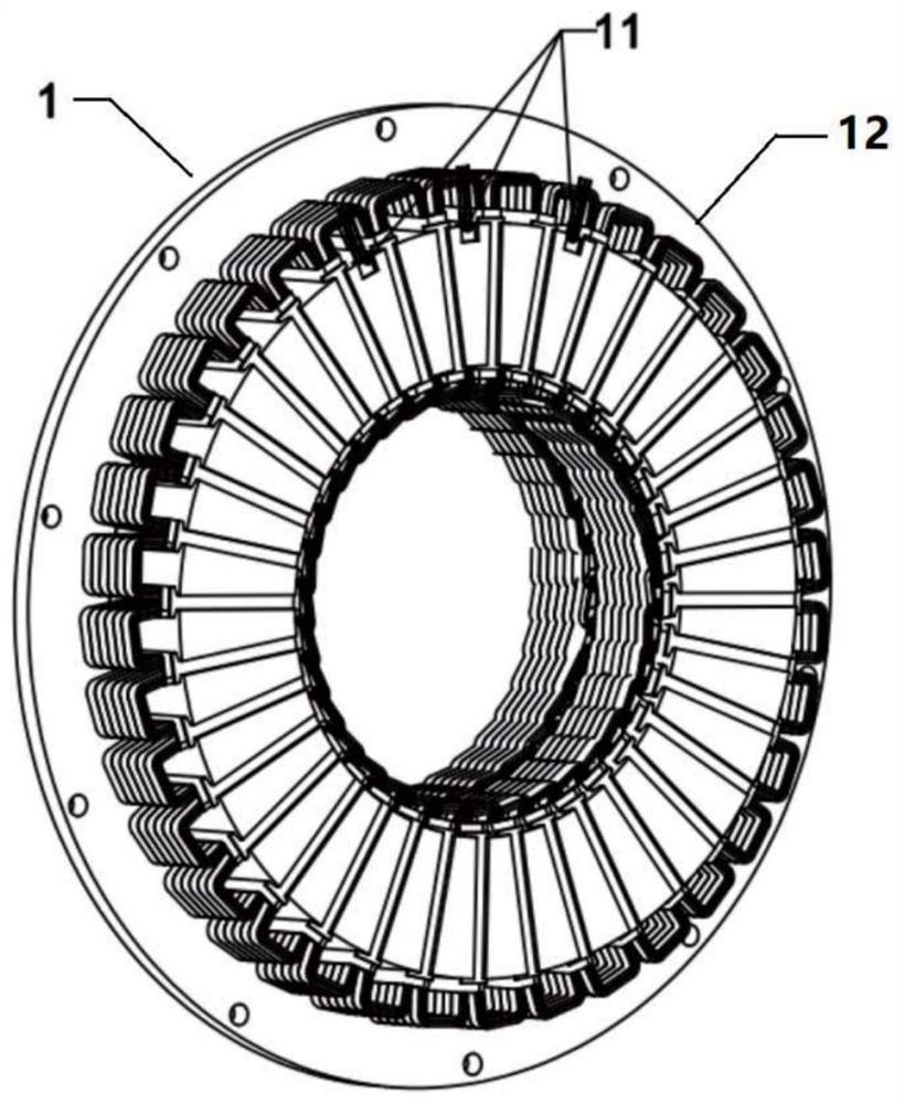 Disk-type double-rotor counter-rotating motor and aircraft