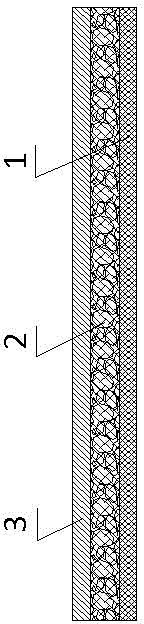 High-strength invisible mesh reinforcement wood residue plate and manufacturing method thereof