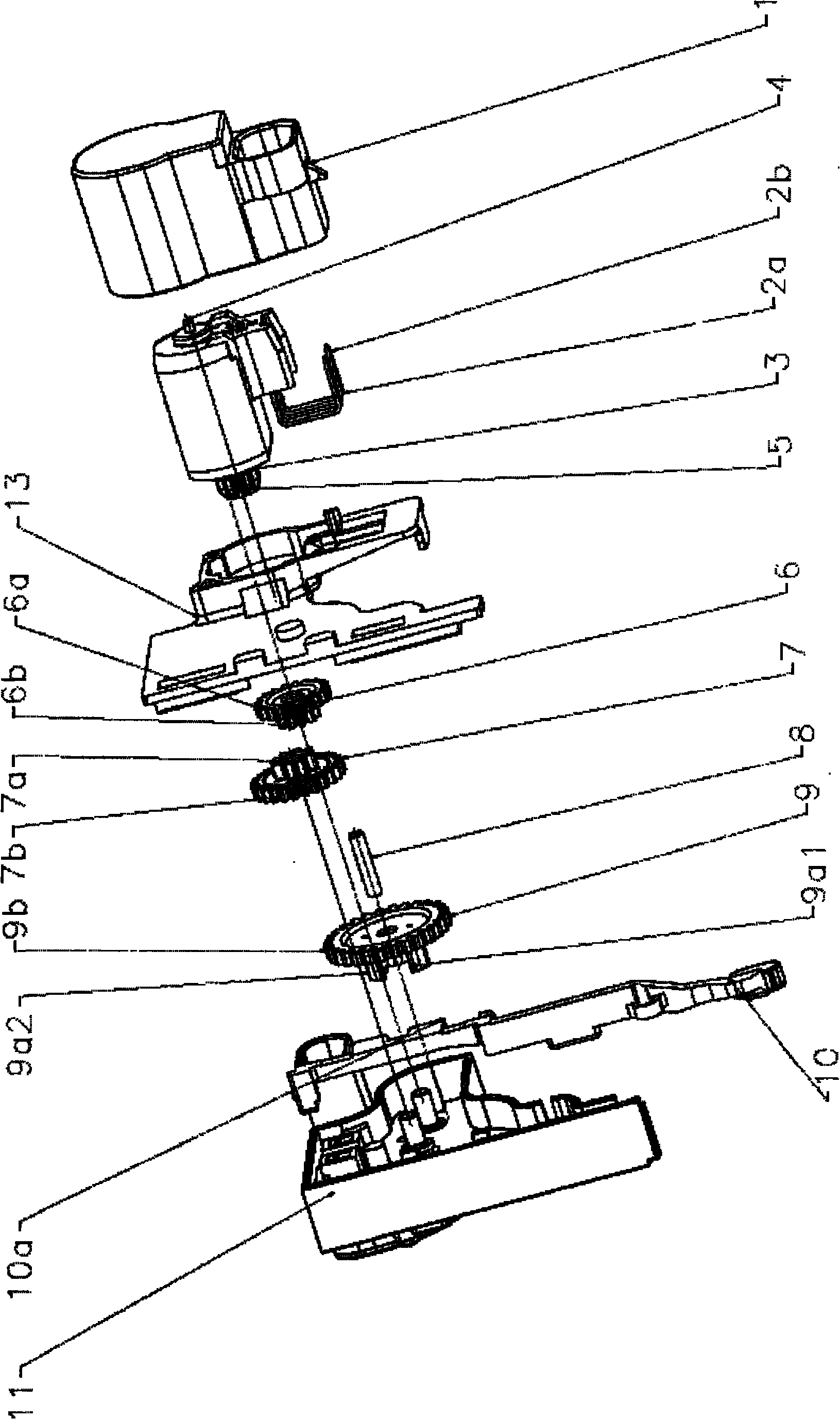 Bidirectional-movement mute electric door lock actuator