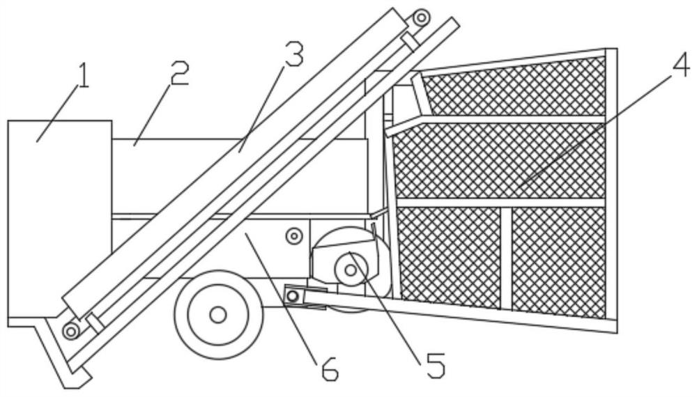 Bean straw recycling mechanism applied to harvester