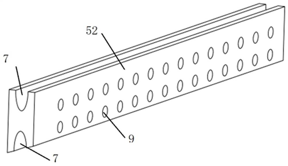 Composite material and metal part dovetail groove integrated forming connection structure and method