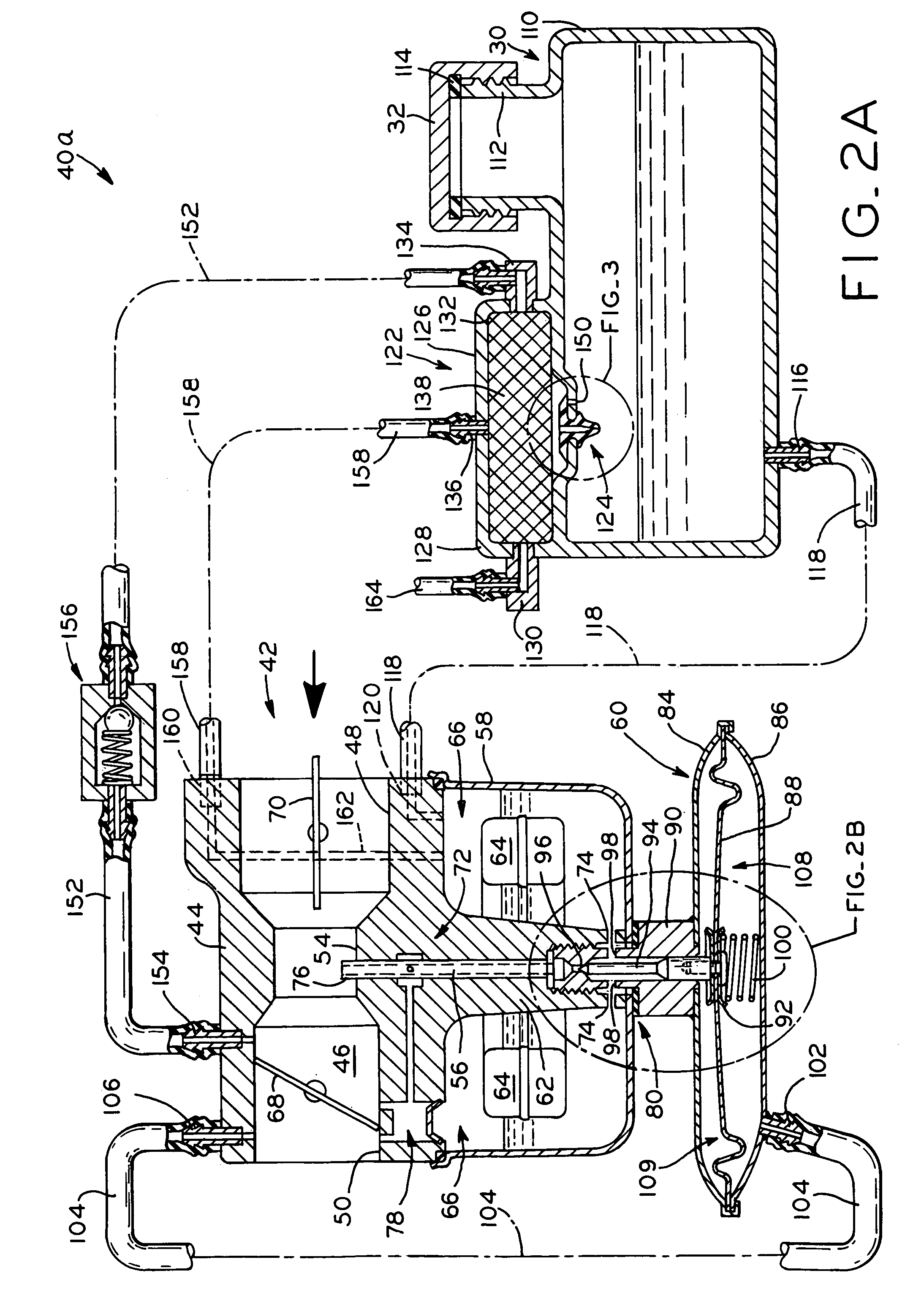 Evaporative emissions control system for small internal combustion engines