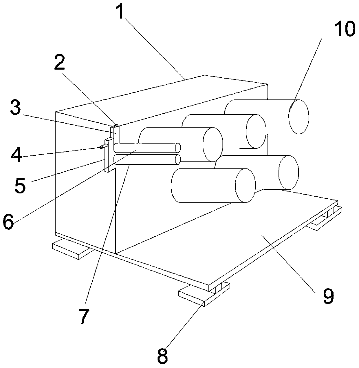 Spinning frame drafting device based on textile