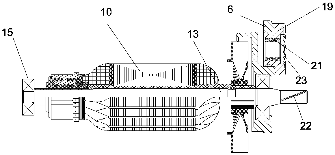 High-stability impact electric drill with stable and reliable impact function adjustment and impact method thereof