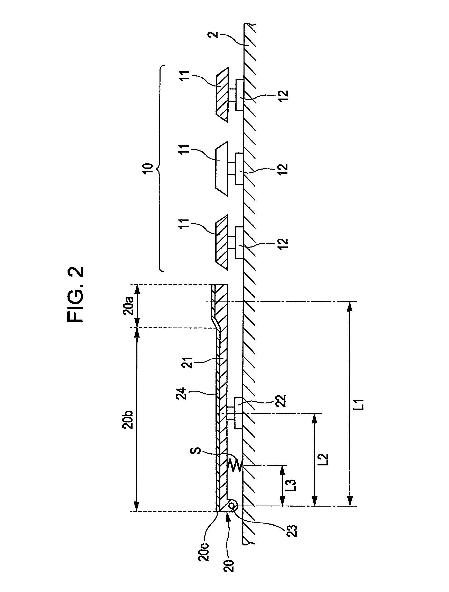 Input device with palm detecting unit