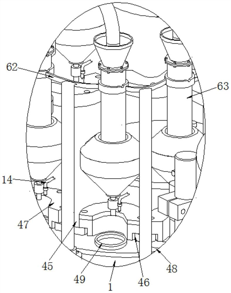 Rotary high-molecular flame retardant packaging method