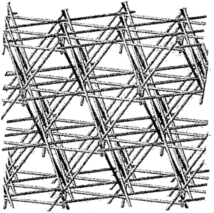 Truss type periodic cellular materials having internal cells, some of which are filled with solid materials