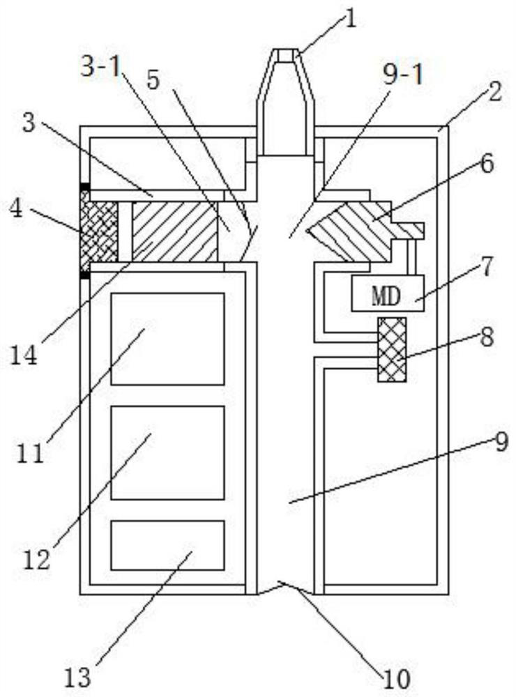 Heating cigarette smoking set with variable airway pressure and using method thereof