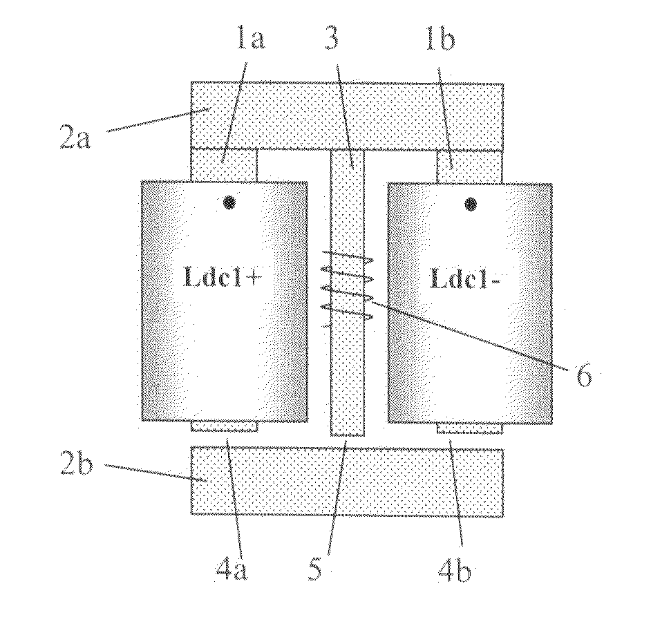Filtering choke arrangement for a frequency converter