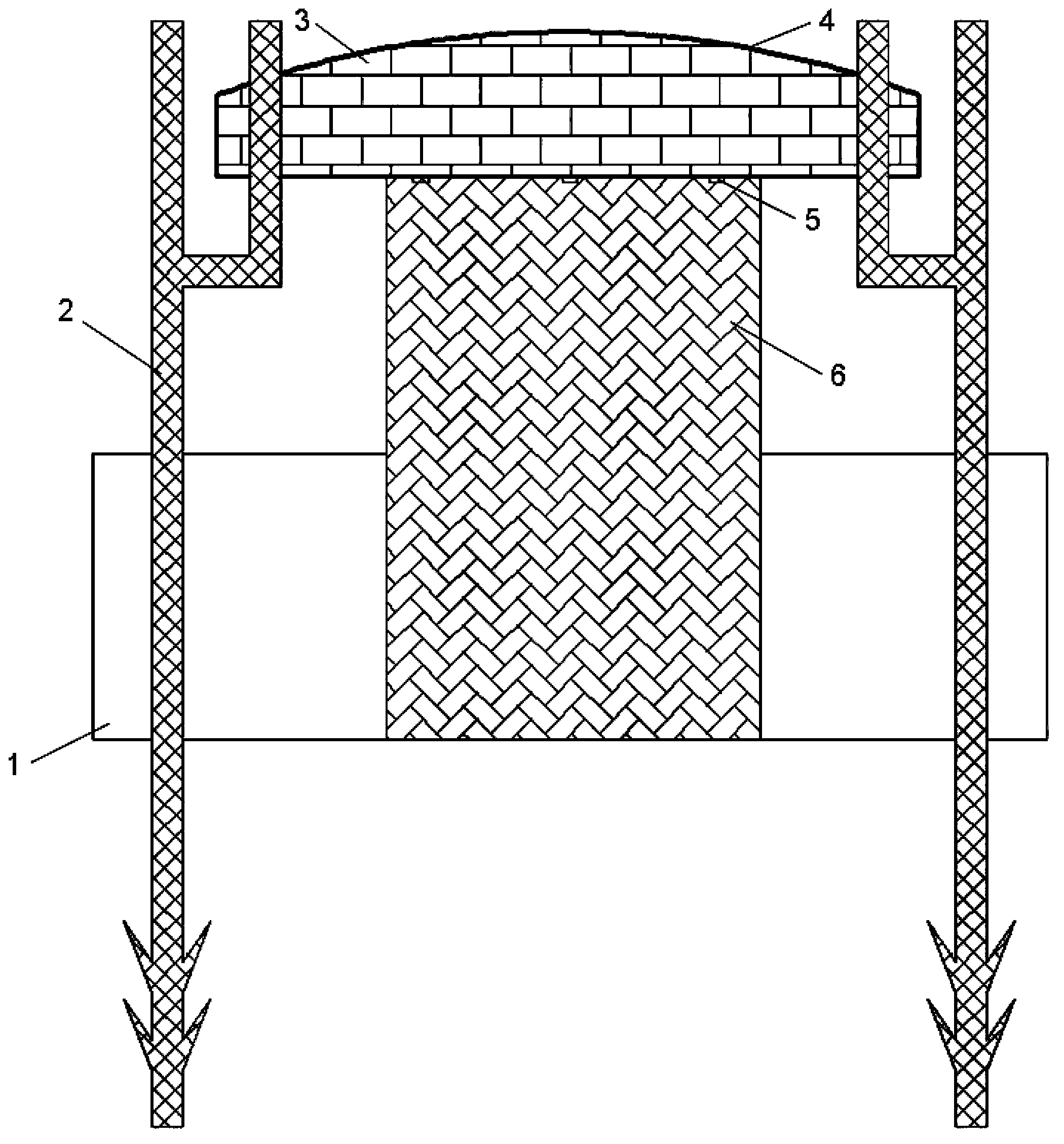 Method and device for controlling thaw settlement of pipes in permafrost regions by pontoon device