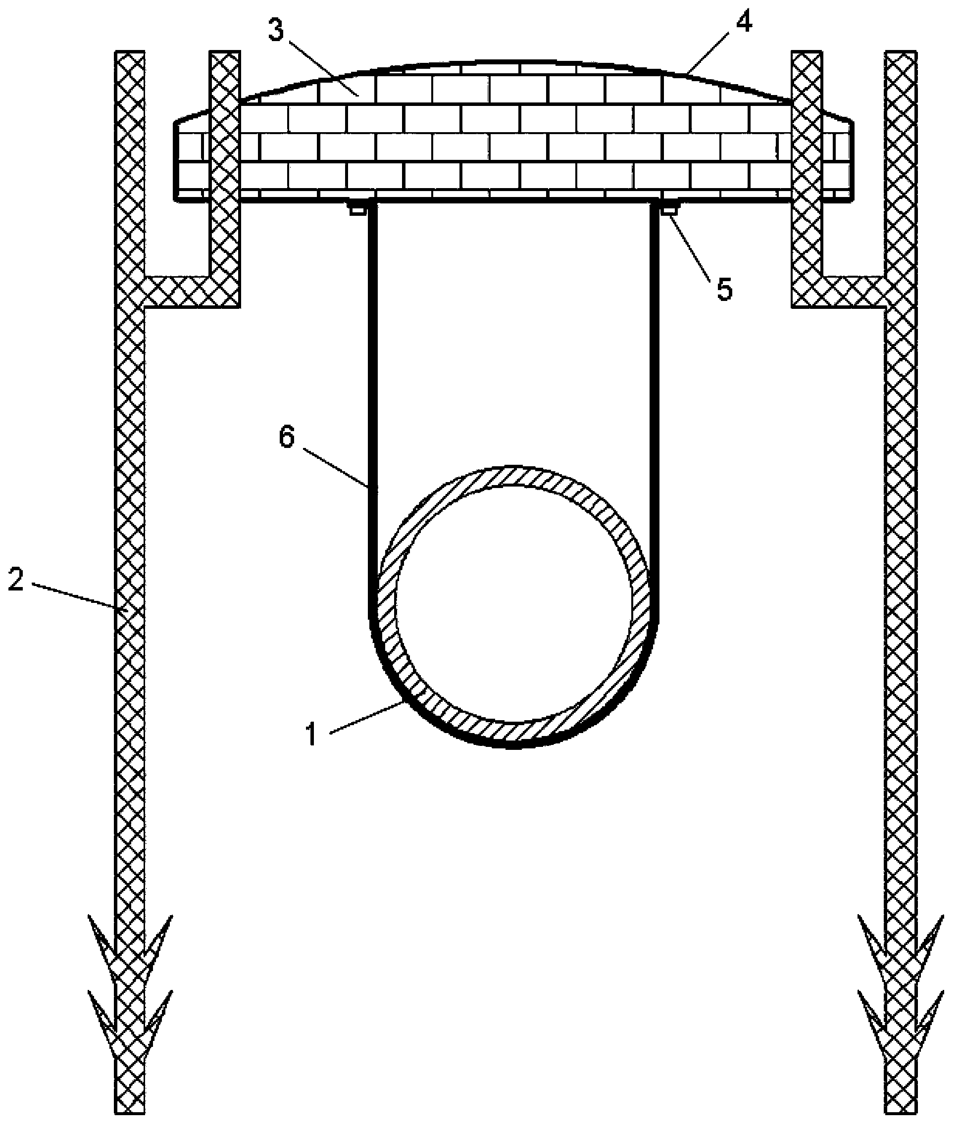 Method and device for controlling thaw settlement of pipes in permafrost regions by pontoon device