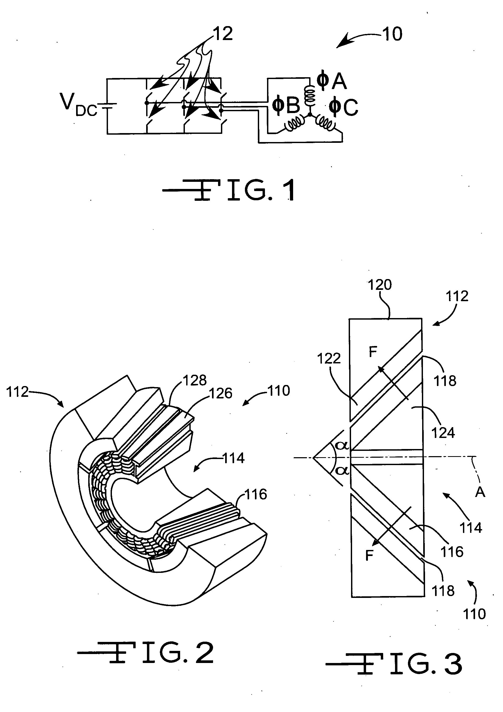 Conical bearingless motor/generator