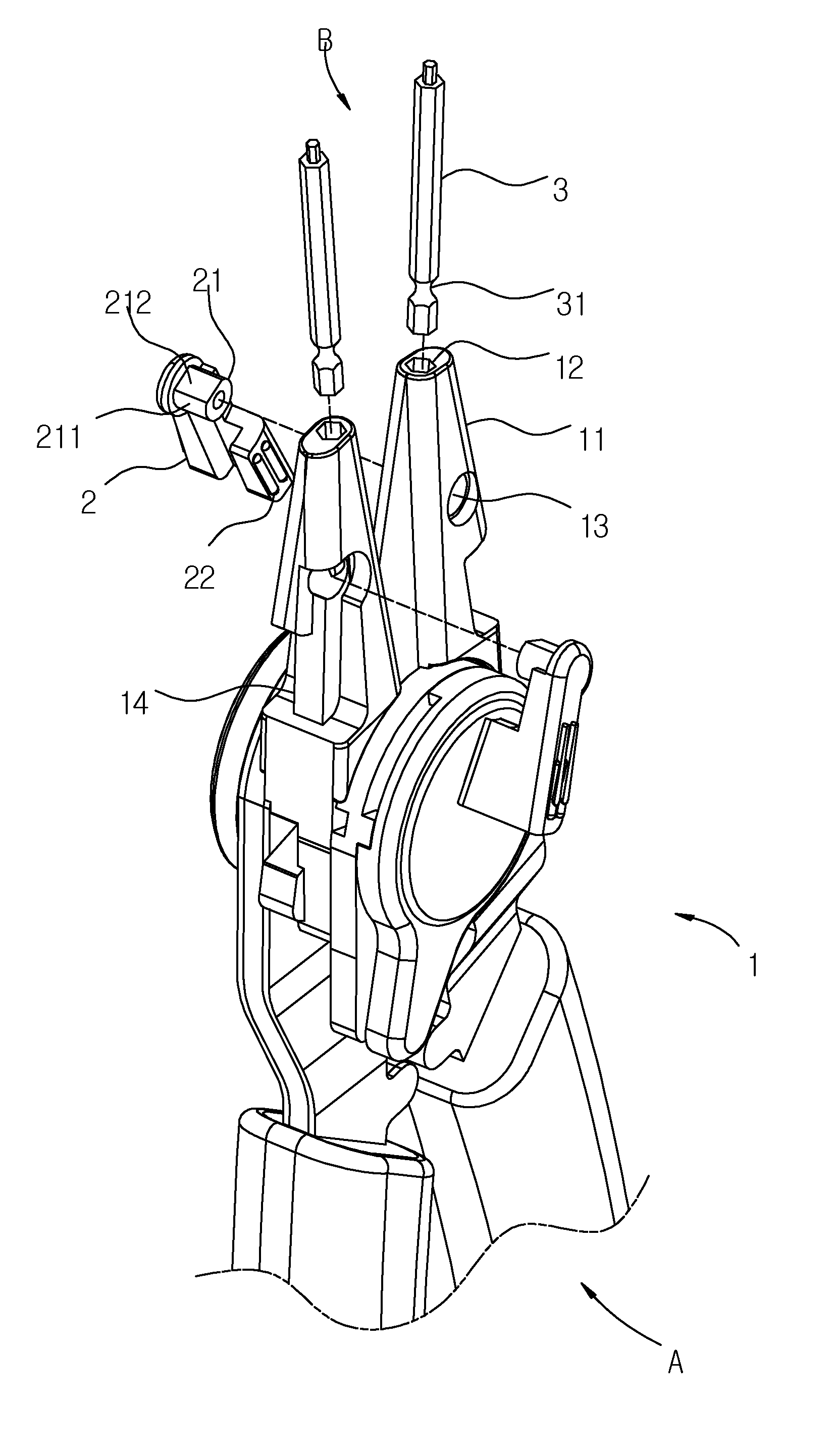 C-type pliers