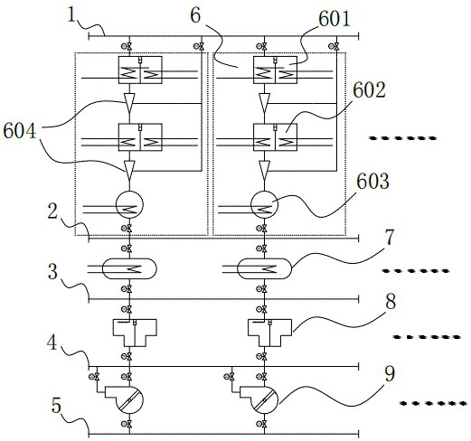 A central cooling system and its load distribution control method for parent-controlled lithium bromide